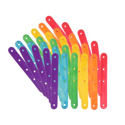 Hohopeti Ice Cream Sticks Practical Craft Sticks Wooden 100pcs for DIY Crafts Smooth Surface for Ice Pop Making and Lolly Pops