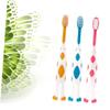 PLAFOPE Soft Bristles Kids Toothbrush Set 6pcs for Baby Toothbrush Ages 2-5 Cartoon Handle Gentle Cleaning for Toddlers and Children view 3