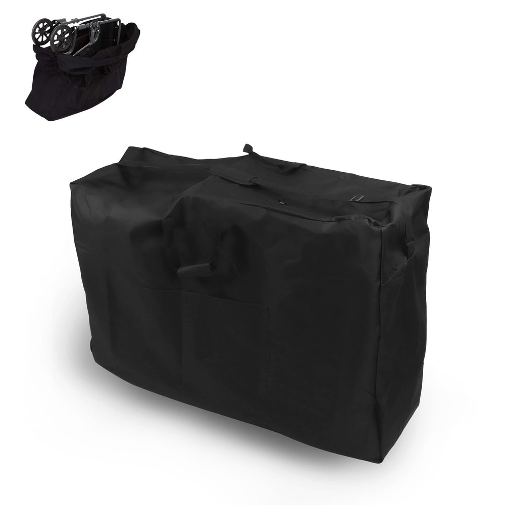 Gugxiom Foldable Wheelchair Storage Bag with Shoulder Strap, Oxford Cloth Wheelchair Transportation Bag for Luggage, Various Items
