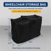 Gugxiom Foldable Wheelchair Storage Bag with Shoulder Strap, Oxford Cloth Wheelchair Transportation Bag for Luggage, Various Items view 4