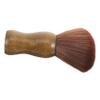 WOONEKY Male Shaving Brush and Mustache Care Brush with Natural Wood Handle Single-color Nylon Bristles for Personal Grooming and Beard Maintenance Random Color view 1