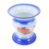 PLAFOPE Vintage Enamel Night Urine Pot with Anti-Slip Base, Thick Retro Bedside Chamber Pot for Home Use, Blue High-Leg Urinal Pail Suitable for Elderly and Travel Random Style view 1