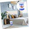 PLAFOPE Vintage Enamel Night Urine Pot with Anti-Slip Base, Thick Retro Bedside Chamber Pot for Home Use, Blue High-Leg Urinal Pail Suitable for Elderly and Travel Random Style view 2