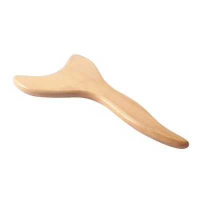 PLAFOPE Beech Wood Gua Sha Massage Board Back Scraping Plate Full Body Meridian Relaxation Tool for Spa and Wellness Therapy