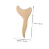 PLAFOPE Beech Wood Gua Sha Massage Board Back Scraping Plate Full Body Meridian Relaxation Tool for Spa and Wellness Therapy view 3