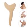 PLAFOPE Beech Wood Gua Sha Massage Board Back Scraping Plate Full Body Meridian Relaxation Tool for Spa and Wellness Therapy view 4