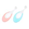 Healvian 2pcs Finger Toothbrushes for Boys and Girls Soft Gentle Brush for Teeth for Toddlers Year Old view 1