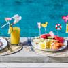 6Pcs Summer Cake Topper Swimming Pool Cake Decoration Beach Cake Toppers Hawaiian Beach Themed Cake Decoration for Birthday Party Supplies beach cake decorations view 3