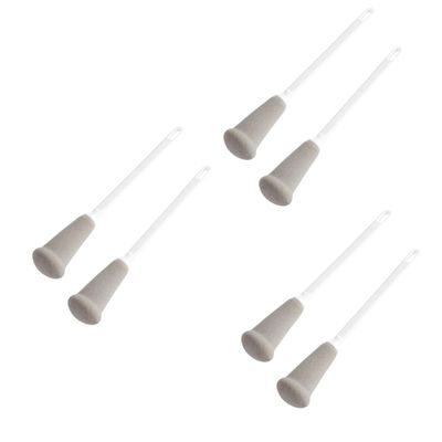 SEWOART 6pcs Handle Sponge Cleaning Brush for Glass Cups Bottles and Mugs Sponge Brush for Hard Reach Areas White Kitchen Cleaning Tool
