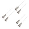SEWOART 6pcs Handle Sponge Cleaning Brush for Glass Cups Bottles and Mugs Sponge Brush for Hard Reach Areas White Kitchen Cleaning Tool view 1
