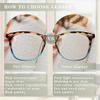 Aicoyiu Women's Sexy Leopard Print Reading Glasses, Antiblue Light Reading Glasses (Transparent, 2.5) view 2