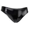 KRLZKID Women Sexy Shiny Thong Adults Cosplay Costume Faux Leather Lingerie,Red-M view 3