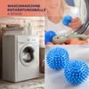 Washing Machine Washing Balls, Pack of 4 Softener Dryer Balls, Natural Plasticiser, Reusable, PVC, 6 cm Diameter view 2