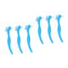 COLLBATH 2sets Care Toothbrush Brush Double Head Soft Bristles Toothbrush and Paste Holder Cleaning Brush for Daily Use 3pcs*2 view 1