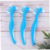 COLLBATH 2sets Care Toothbrush Brush Double Head Soft Bristles Toothbrush and Paste Holder Cleaning Brush for Daily Use 3pcs*2 view 2