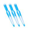 COLLBATH 2sets Care Toothbrush Brush Double Head Soft Bristles Toothbrush and Paste Holder Cleaning Brush for Daily Use 3pcs*2 view 3