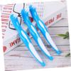 COLLBATH 2sets Care Toothbrush Brush Double Head Soft Bristles Toothbrush and Paste Holder Cleaning Brush for Daily Use 3pcs*2 view 4