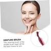 Healvian Brush Double-Headed with Hard Bristles 3pcs Set for False Teeth Cleaning and Comfortable Use by Older Adults view 4