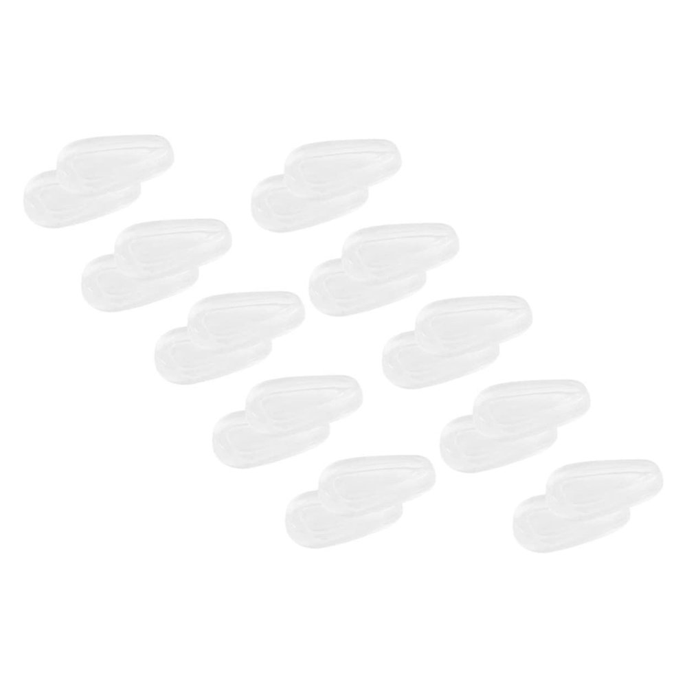 COLLBATH 30pairs Slip Eyeglass Nose Pads for Glasses Comfortable Nose Cushions for Reading Glasses Prevent Slipping Grips for Day Comfort Suitable for Types