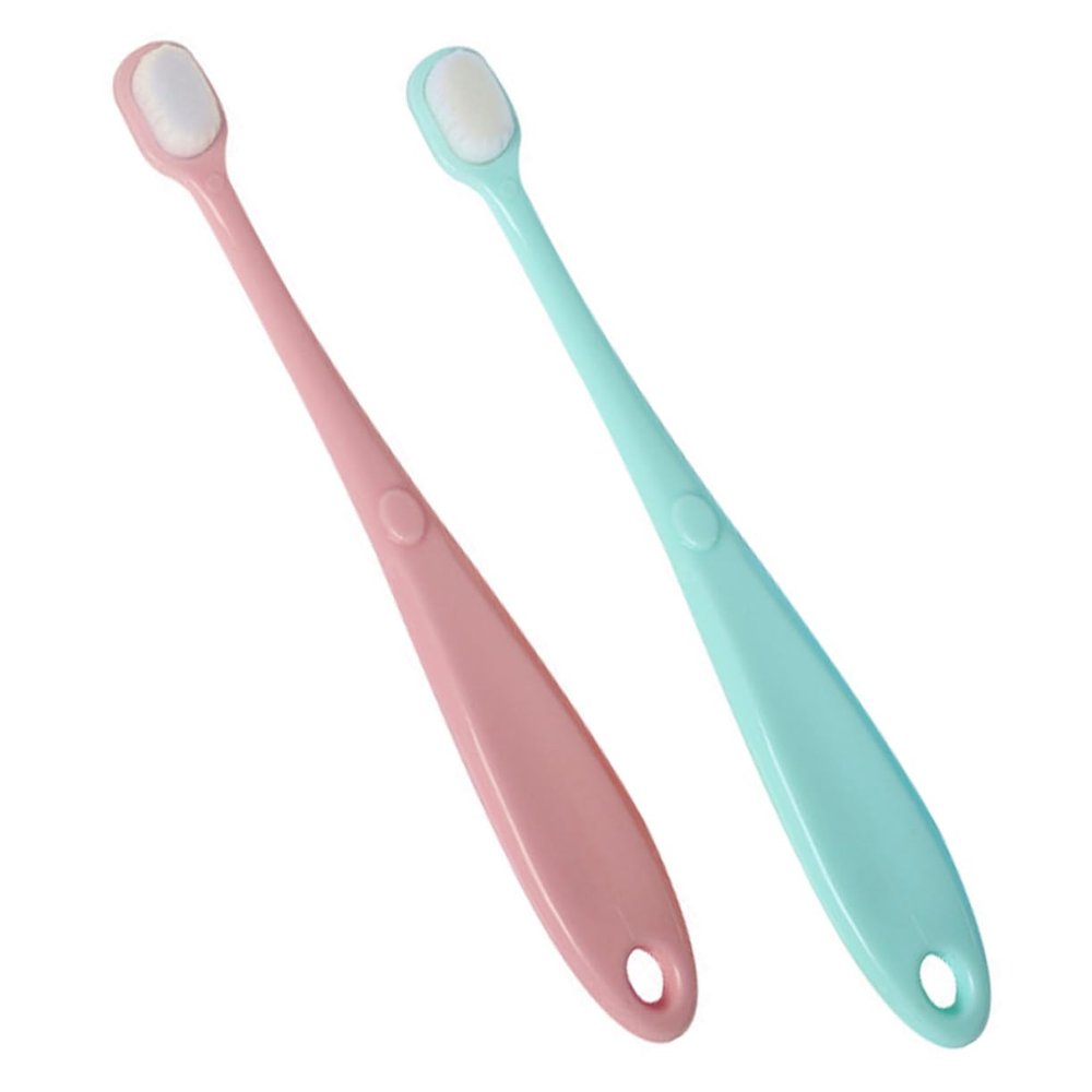 Healvian 2pcs Boys and Girls Toothbrush Soft Bristles for Boy Girl Nursing Brush Toothbrush for Year Old