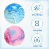 25pcs Sensor Covers for Libre 2/3, Waterproof Adhesive Patches Blood Glucose Monitor Patch Sensor Stickers CGM Overpatch Tape Compatible with Libre (Marble Gradient, 5 Styles) view 4