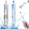 2PCS Travel Toothbrush Set 3 in 1 Toothbrush Kit with Refillable Toothpaste Tube and Travel Case Foldable Toothbrush for Travel Camping School Business Trip view 1