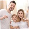 2PCS Travel Toothbrush Set 3 in 1 Toothbrush Kit with Refillable Toothpaste Tube and Travel Case Foldable Toothbrush for Travel Camping School Business Trip view 2