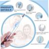 2PCS Travel Toothbrush Set 3 in 1 Toothbrush Kit with Refillable Toothpaste Tube and Travel Case Foldable Toothbrush for Travel Camping School Business Trip view 4