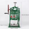 LIJBDDM Manual snowflake shaved ice machine, ice crusher, hand-crank design, easy and labor-saving ice crushing, ensuring you a cool summer view 4