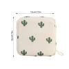 5 Pack 12x12cm Waterproof Period Bag - Women Sanitary Bags, Women Sanitary Napkin Storage Bag, Portable Period Bags for Teen Girls, Small Tampons Storage Bag, Menstrual Sanitary Holder Bag Feminine view 2