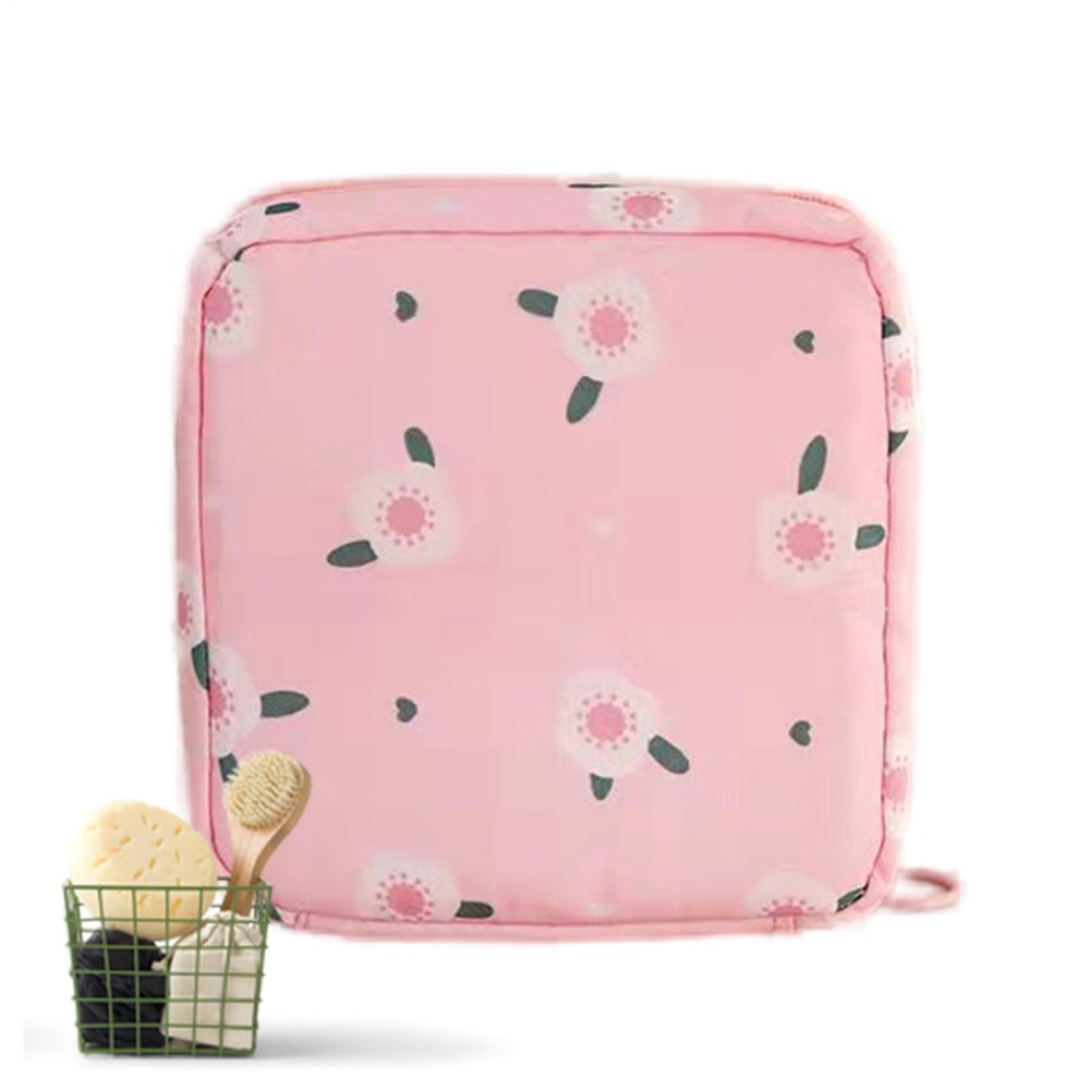 5 Pack 12x12cm Waterproof Period Bag - Women Sanitary Bags, Women Sanitary Napkin Storage Bag, Portable Period Bags for Teen Girls, Small Tampons Storage Bag, Menstrual Sanitary Holder Bag Feminine