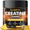 Supplmnt.Creatine Gummies 5000mg 120ct Max Strength Muscle Growth/Recovery Supplements for Men & Women Creatine Monohydrate, B12 & L-Taurine Chewable Gummies, 1 Month Supply (Pineapple) view 1