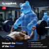 Supplmnt. Creatine Gummies 5000mg 120ct Max Strength Muscle Growth Recovery Supplements for Men & Women Creatine Monohydrate, B12 & L-Taurine Chewable Gummies, 1 Month Supply (Blue Raspberry) view 2