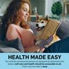 Dr. Arthritis Essentials Open-Fingertip Arthritis Gloves, Compression Gloves for Carpal Tunnel & Raynaud's, Hand Brace (GreyNavy, Medium) view 2