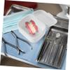HAPINARY 3pcs Denture Box Denture Storage Box Portable Retainer Holder Lid for Retainer Case Care Use at Home Outdoor view 2