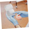 HAPINARY 3pcs Denture Box Denture Storage Box Portable Retainer Holder Lid for Retainer Case Care Use at Home Outdoor view 4
