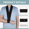 2 Piece Arm Sling, Simple Arm Sling, Adjustable Neck Support Sling, Shoulder Support Tool for Broken Wrists, Elbow, Shoulder Dislocations view 3