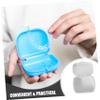 Hoement 3pcs Travel-Friendly Storage Box Retainer Holder Case Material Kit for Soaking Care view 2