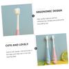 PLAFOPE 2pcs Boys and Girls Toothbrush Soft Bristle Newborn Toothbrush Cartoon Handle for Autism Boys and Girls Toddlers view 3