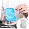 COLLBATH 3pcs Retainer Case Denture Box Soak Retainer Case Daily Use Denture Container Storage Accessories Dental Care view 3