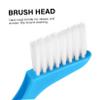 BCOATH 2pcs Hard Bristle Groove Cleaning Brush Corner Keyboard Dust Brush for Deep Cleaning Grout Removal Tool Portable Folding Design and Dustpan view 3