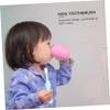 PLAFOPE 3pcs Toothbrush Boys and Girls Cartoon Hippo Toothbrush Set Deep Clean Bristle Brush view 4