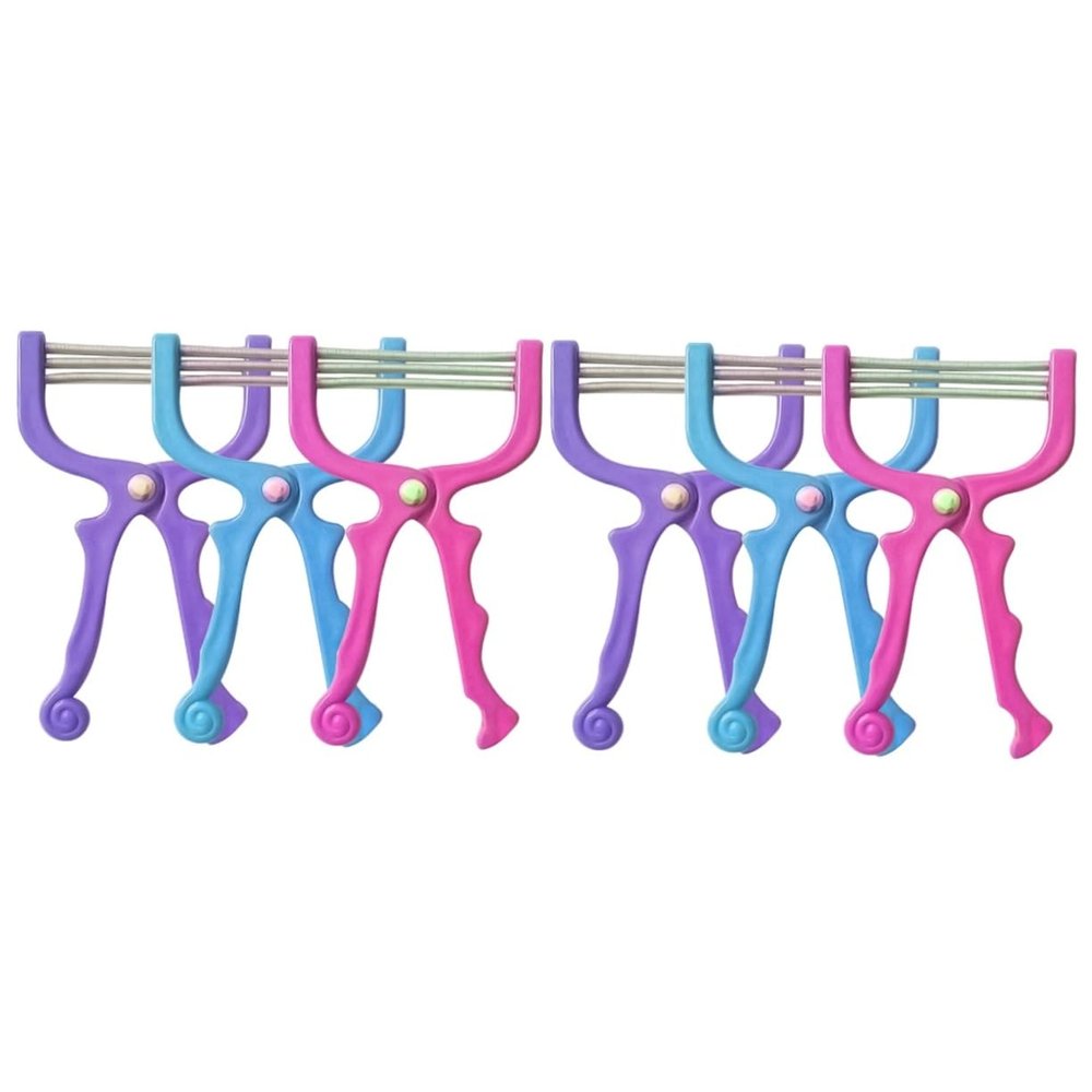 Beatifufu 6pcs Face Hair Epilators for Women Men Portable Face Hair Removal Tool Painless Beauty Tools Rosy
