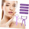 Gogogmee Facial Epilator 3pcs Manual Hair Removal Spring Portable Face Hair Remover for Women Convenient Epilation Tool for Lips Chin Cheeks view 3