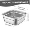 Wash Basin Dish Tub for Kitchen Sink Stainless Steel Large Capacity Wash Basin with Rolled Edge Brushed Multipurpose Fruit Vegetable Washing Basket Kitchen Accessories view 4