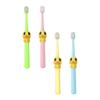 PLAFOPE 4pcs Boy Girl's Toothbrush Soft Bristle Cartoon for Boys and Girls Oral Care for Year Old Brushing Routine view 1