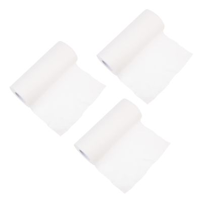PLAFOPE 3rolls Paper Towels Kitchen Dishcloth Non-woven Washing Cloth for Dishes Cleaning for Use