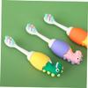 PLAFOPE Boy Girl's Toothbrush Soft Bristles Small Head Cartoon Design for Boys and Girls for Daily Dental Care Use view 3