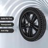 12 Inch Rear Wheels Replacement for Electric Wheelchair, 320  60 Honeycomb Solid PU Tires 1 Pair, ABS Plastic Wheel Hub view 4