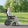 12 Inch Rear Wheel Replacement for Electric Wheelchair 1 Pair, 310  50-210 Anti-Slip Solid PU Tire, ABS Plastic Wheel Hub view 2